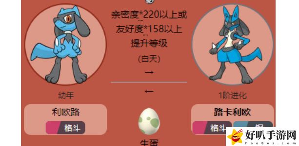 《宝可梦朱紫》路卡利欧进化方法