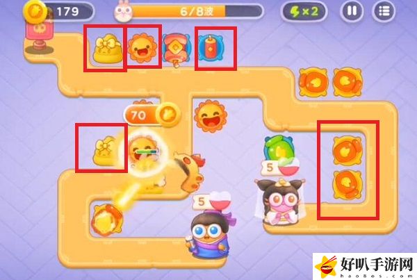 保卫萝卜4白萝卜传奇第14关攻略