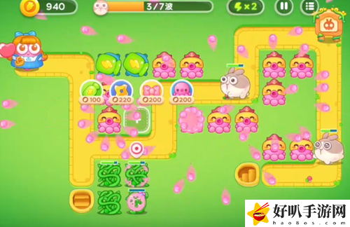 保卫萝卜4绿野奇缘第43关通关攻略：游戏资源最佳使用