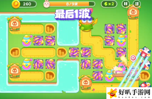保卫萝卜4绿野奇缘第42关通关攻略：精确计算伤害快速击败敌人
