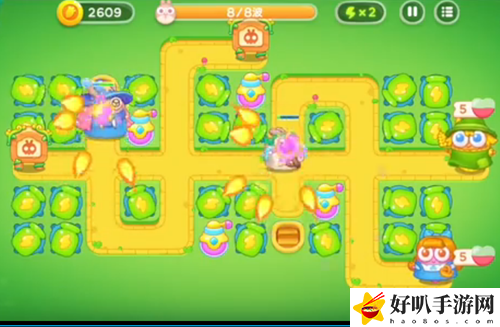 保卫萝卜4绿野奇缘第41关通关攻略：游戏中保持耐心