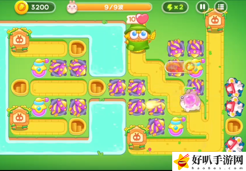 保卫萝卜4绿野奇缘第42关通关攻略：精确计算伤害快速击败敌人