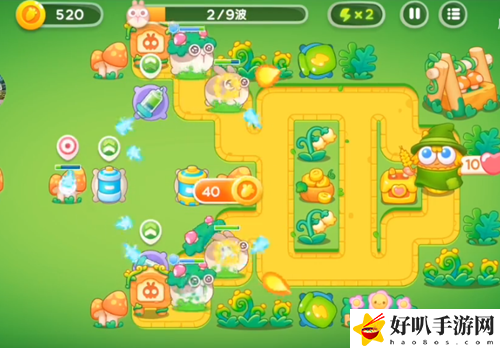 保卫萝卜4绿野奇缘第22关通关攻略：精准瞄准敌人的弱点