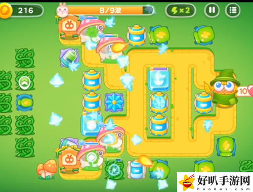 保卫萝卜4绿野奇缘第22关通关攻略：精准瞄准敌人的弱点