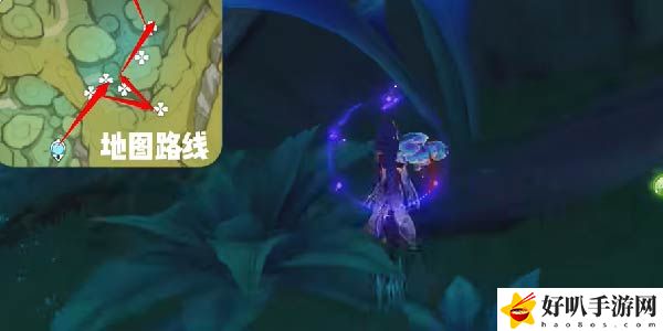 原神树王圣体菇采集路线