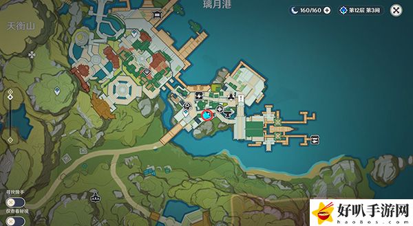 原神3.4海灯节彩蛋钟离所在位置：副本掉落装备分析