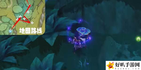 原神树王圣体菇采集路线